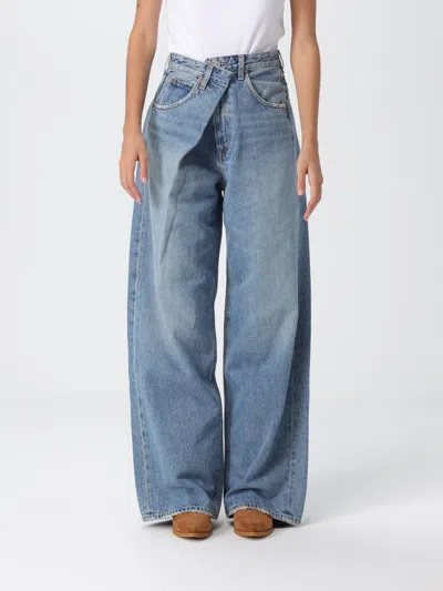 AGOLDE JEANS AGOLDE WOMAN COLOR DENIM,H13887028