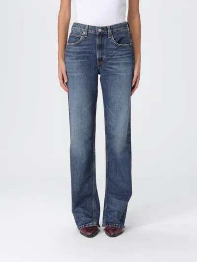 Agolde Jeans  Woman Color Denim In Blue