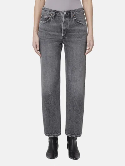 Agolde Jeans  Woman Color Grey In Grau