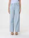 Agolde 'kristen Jeans With Curved In Sky Blue