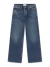 Agolde Jeans Arc  Short Wave In Blue
