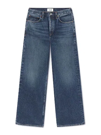 Agolde Jeans Arc  Short Wave In Blue