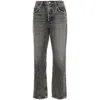 Agolde Denim Boyfriend Jeans In Black