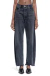 Agolde Woman Black Jeans In Black