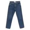 Agolde Cotton Straight-leg Jeans In Black