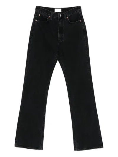 Agolde High-waisted Jeans In Black
