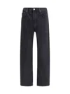 Agolde Magnus Straight-leg Jeans In Black
