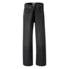 Agolde Vana Black Low-crotch Jeans With Book Closure In Denim Woman In Black