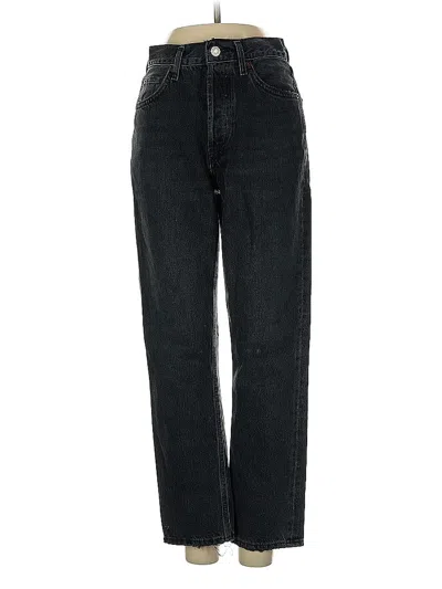 Pre-owned Agolde Jeans In Black