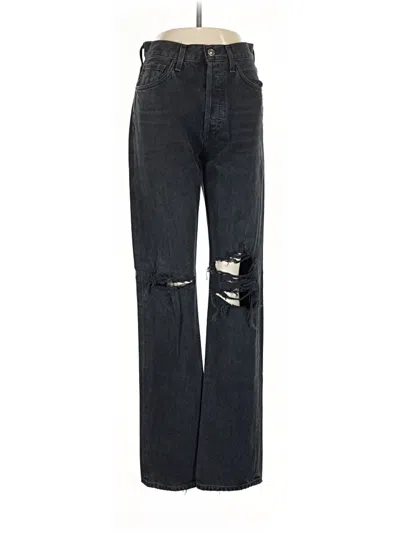Pre-owned Agolde Jeans In Black