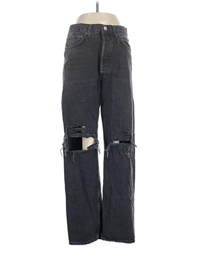 Pre-owned Agolde Jeans In Black