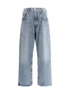 Agolde Sky Blue Fusion Jeans In Blue