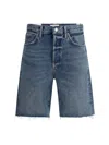 Agolde 90s Bermuda Shorts In Blue