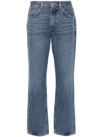 Agolde Valen Jeans In Regenerative Cotton In Blue