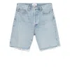 Agolde Anson Shorts In Blue
