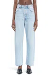 Agolde V Waist Kelly Relaxed Straight Jeans Replica In Blue