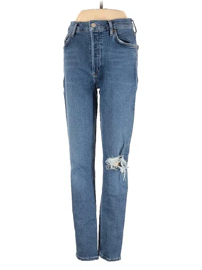 Pre-owned Agolde Jeans In Blue