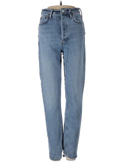 Pre-owned Agolde Jeans In Blue