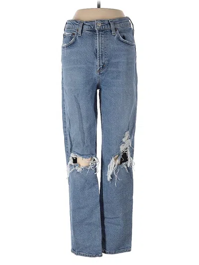Pre-owned Agolde Jeans In Blue