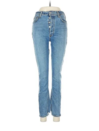 Pre-owned Agolde Jeans In Blue