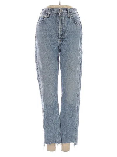 Pre-owned Agolde Jeans In Blue