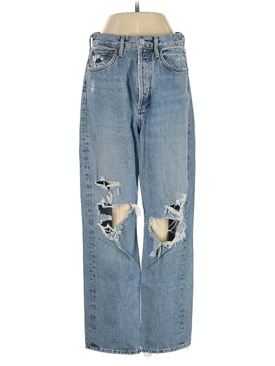 Pre-owned Agolde Jeans In Blue