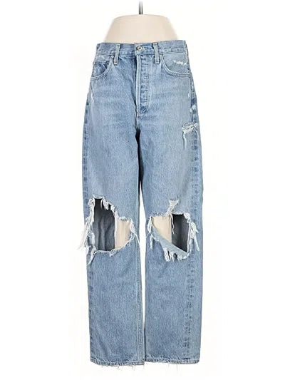 Pre-owned Agolde Jeans In Blue