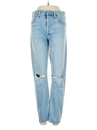 Pre-owned Agolde Jeans In Blue