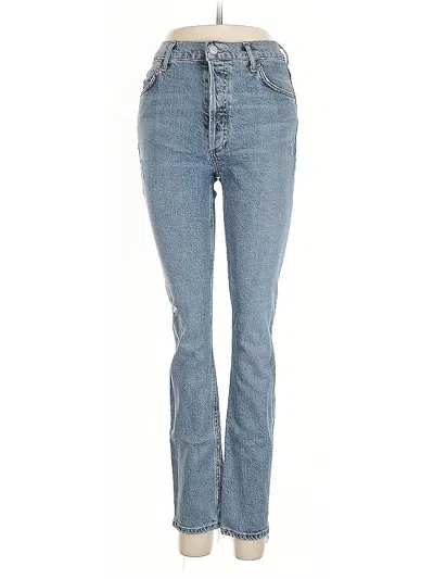 Pre-owned Agolde Jeans In Blue