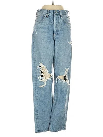 Pre-owned Agolde Jeans In Blue