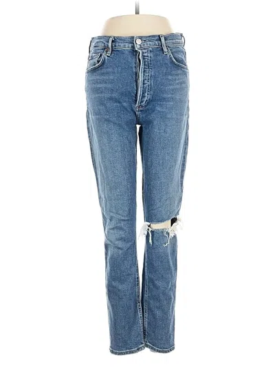 Pre-owned Agolde Jeans In Blue