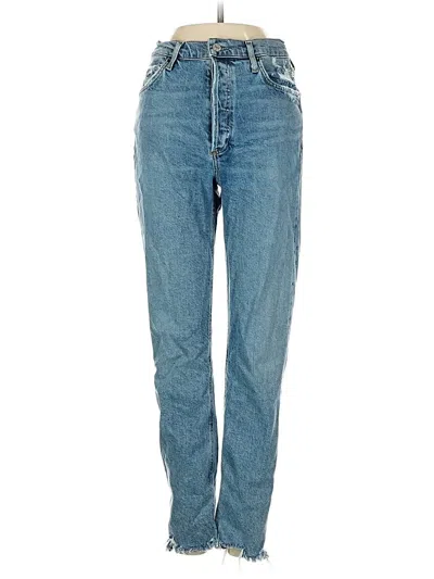 Pre-owned Agolde Jeans In Blue