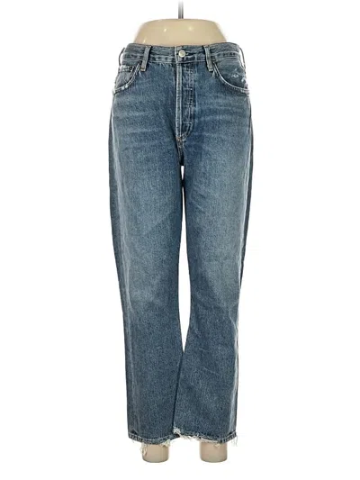 Pre-owned Agolde Jeans In Blue