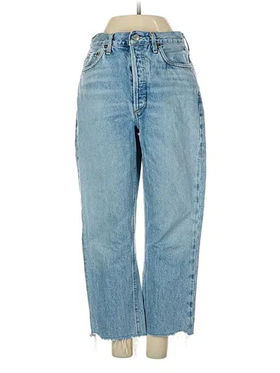 Pre-owned Agolde Jeans In Blue