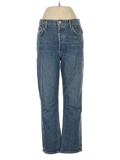Pre-owned Agolde Jeans In Blue