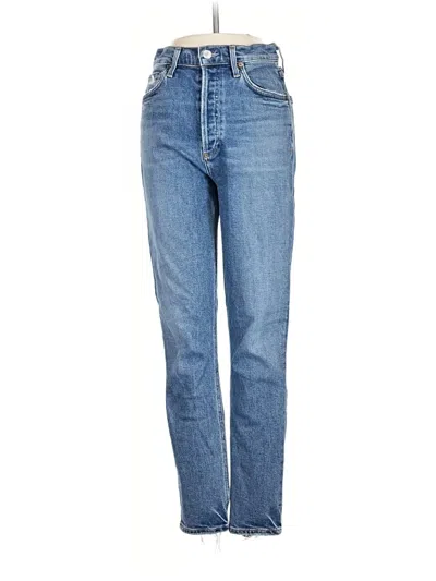 Pre-owned Agolde Jeans In Blue