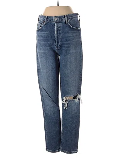 Pre-owned Agolde Jeans In Blue