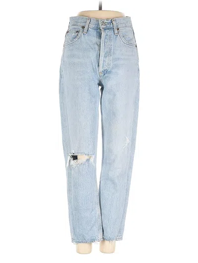 Pre-owned Agolde Jeans In Blue