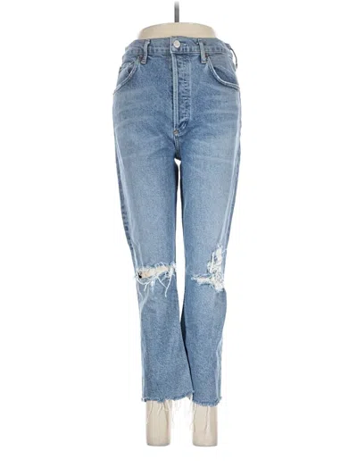 Pre-owned Agolde Jeans In Blue