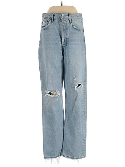 Pre-owned Agolde Jeans In Blue