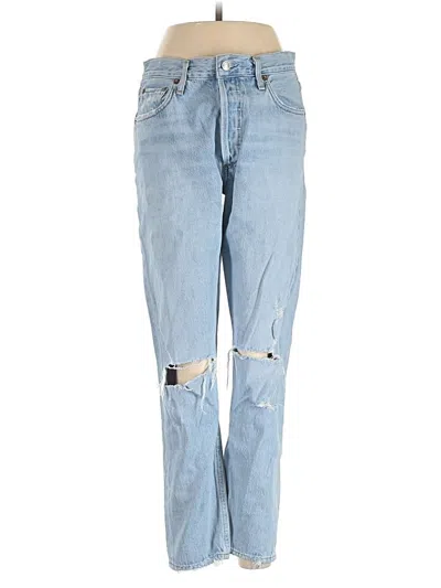 Pre-owned Agolde Jeans In Blue