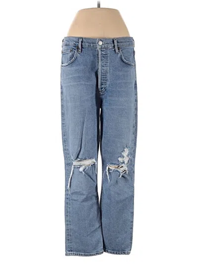 Pre-owned Agolde Jeans In Blue