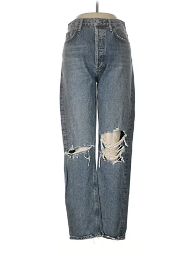 Pre-owned Agolde Jeans In Blue