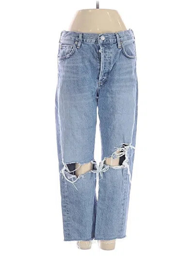 Pre-owned Agolde Jeans In Blue