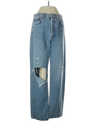 Pre-owned Agolde Jeans In Blue
