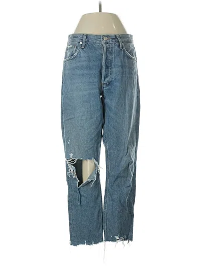 Pre-owned Agolde Jeans In Blue