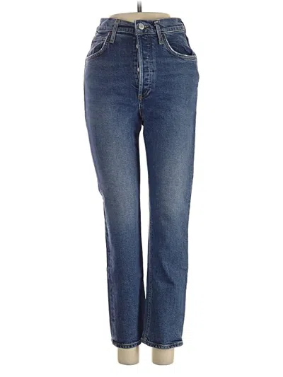 Pre-owned Agolde Jeans In Blue