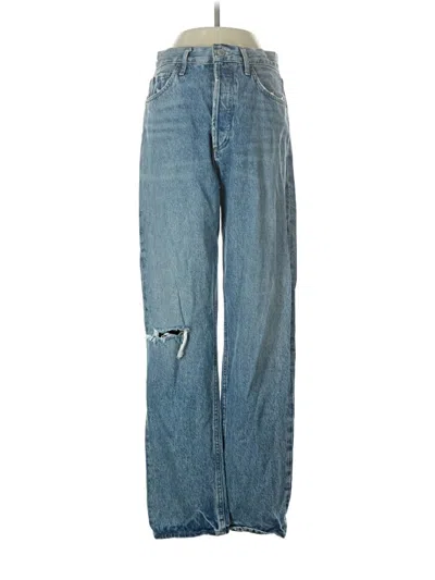 Pre-owned Agolde Jeans In Blue
