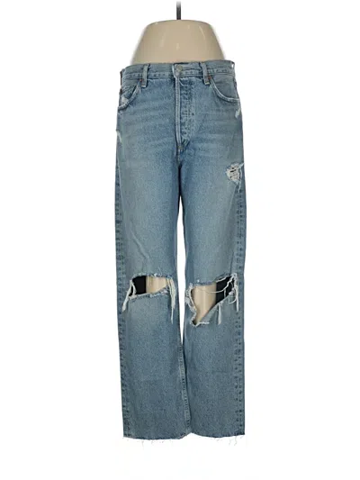 Pre-owned Agolde Jeans In Blue