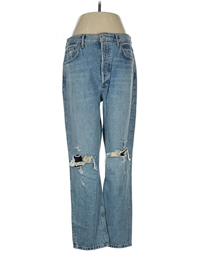 Pre-owned Agolde Jeans In Blue